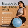 thumbnail image 2 of Tambor Pandamanía de Lengüeta de Acero Handpan Pro Azul 15 pulgadas 432Hz, 2 of 7