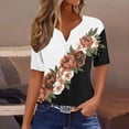 thumbnail image 7 of Blczomt Short Sleeve Tops for Women Trendy Black T Shirt Y2K Cute Ladies Summer Tops,M, 7 of 7