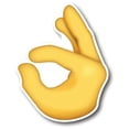 thumbnail image 3 of Magnet Me Up Perfect Hand Emoji Magnet Decal Perfect for Car or Truck, 3 of 9