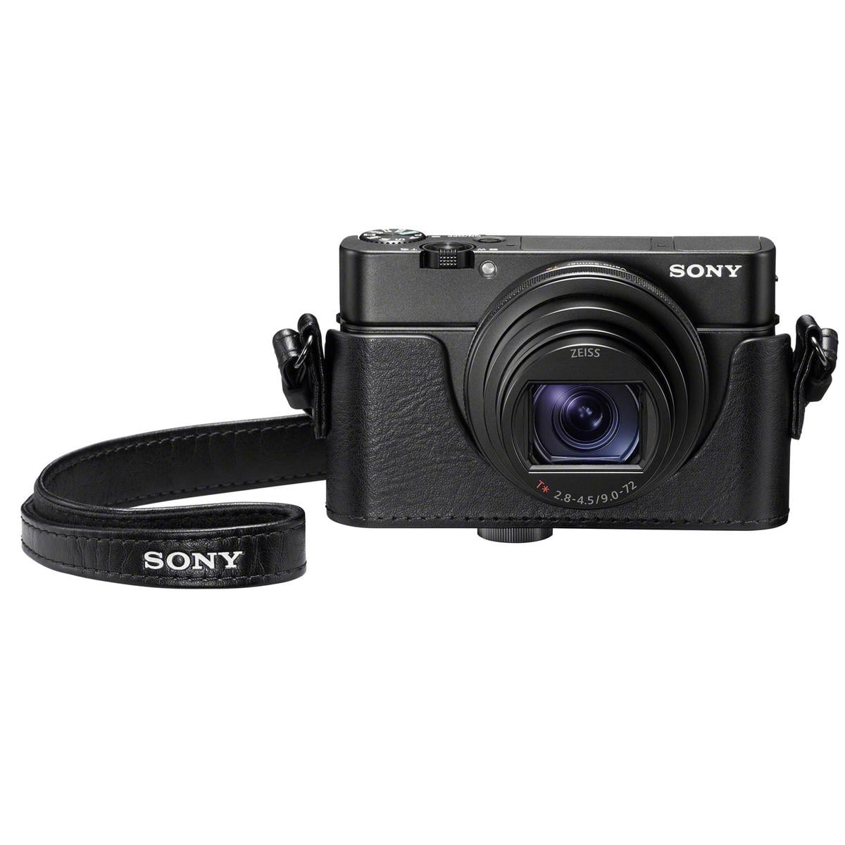 Sony Premium Jacket Case (LCJRXK/B) for RX100 Series Digital Still Cameras, Black, Small