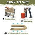 thumbnail image 4 of Flood Hero 6 ft Water Activated Sandbags - 2 Pack Flood Bag Barriers for Home, 4 of 6