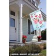 thumbnail image 4 of Toland Home Garden Festive Flamingo Bird Christmas Flag Double Sided 28x40 Inch, 4 of 5