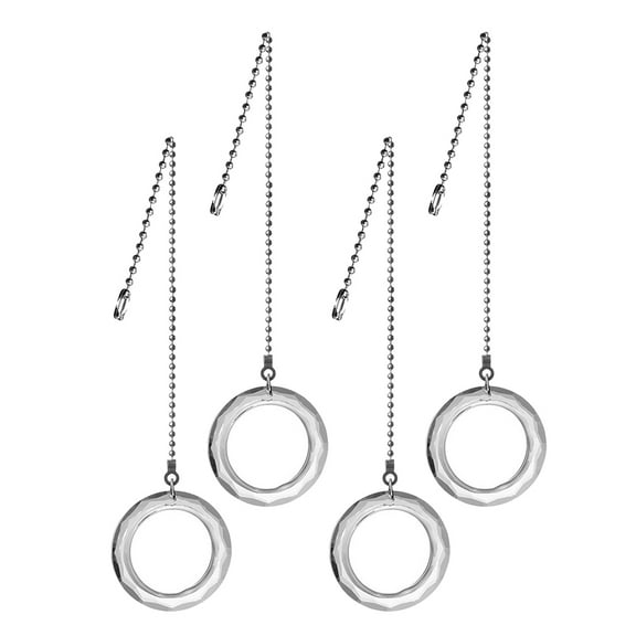 4pcs Ceiling Fan Light Pull Chain Delicate Beaded Extender