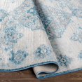 thumbnail image 3 of Hauteloom Buawan Living Room, Bedroom Area Rug - Traditional - Blue, Denim, Gray - 5'3" x 7', 3 of 7
