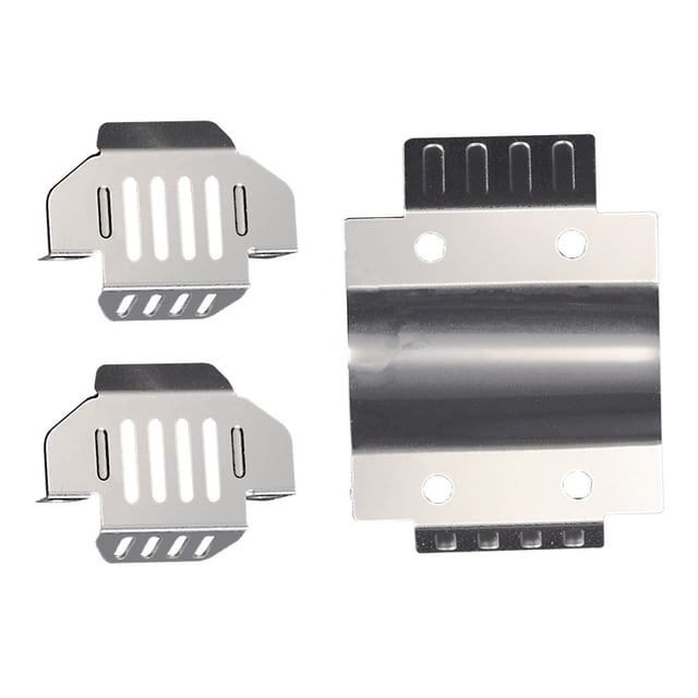 Stainless Steel Bottom Guard Assembly for FMS FCX24 Power Wagon 1/24 Car Protect Model Car Spare Part