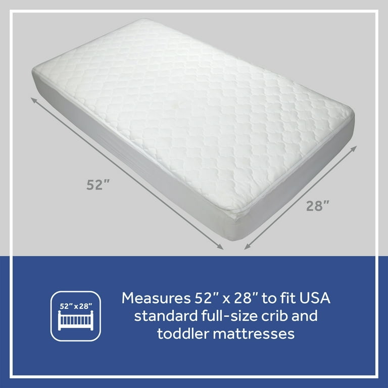 Sealy Secure Protect Waterproof Crib & Toddler Mattress Pads - 2pk