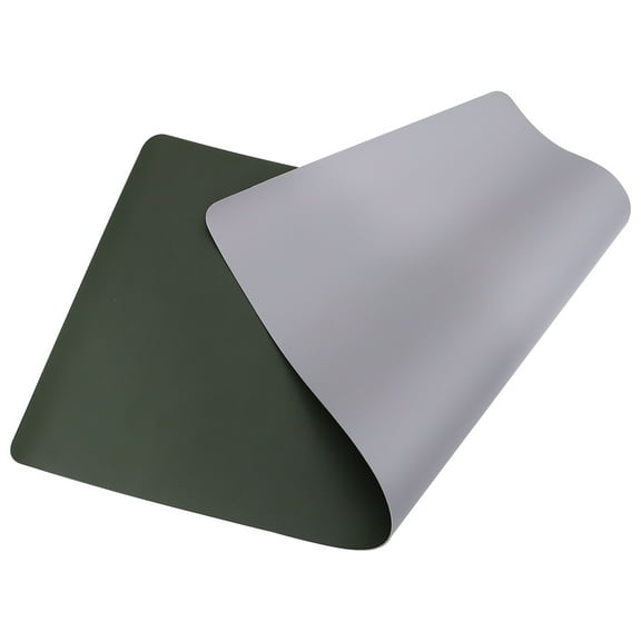 TEHAUX PU Mouse Mat Dark Green for Comfort and Precision