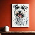 thumbnail image 5 of Sealyham Terrier Canvas Wall Art, Modern Cute Colorful Sealyham Terrier Canvas Dog Art Pictures Wall Decor for Kids Bedroom Decoration Unframed 8x12 inches, 5 of 5