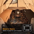 thumbnail image 4 of Carpa Calefactable para Hamaca ONETIGRIS ASH CANOPY Impermeable para 4 estaciones, 4 of 9