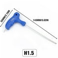 thumbnail image 3 of T-Handle Allen Wrench Ball End Hex Key Set Long Arm 1.5-10mm B7T3, 3 of 9