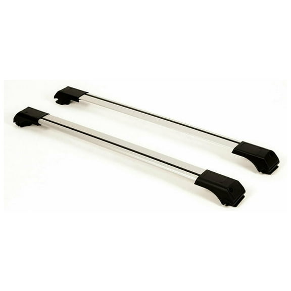 OMAC Roof Rack Cross Bars for 2000-2006 BMW X5 E53 Aluminum Silver 2Pcs