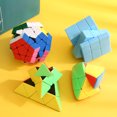 thumbnail image 4 of Amyove Sengso 4pcs Cube Magique Ensemble Lisse Speed-Forme Spéciale Cubes Jouets pour Enfants Cadeaux, 4 of 6