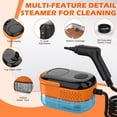thumbnail image 3 of Koutop Limpiador a vapor para el hogar y el automóvil, vaporizador portátil de mano para limpieza con mango de 3 niveles, calentamiento de 15 s, tanque grande, 16 accesorios: grasa limpia, lechada, az, 3 of 9
