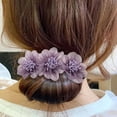 thumbnail image 3 of Elegante Broche De Horquilla Para Mujer, Diadema Para Fiesta De Baile, Compromiso, Boda, Horquilla De Flor Perezosa Advancent CE008915-03, 3 of 6
