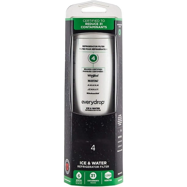 1Pack/ EDR4RXD1 Water Filter for Whirlpool Refrigerator Water Filter 4