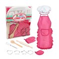 thumbnail image 1 of Kid Baking Set Pink Portable No Tóxico Kit De Delantal Para Niños Moyic FN002697-00, 1 of 5