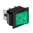 thumbnail image 5 of KAKOWELY waterproof rocker switch Waterproof Rocker Switch Boat-Shaped For Cars And Trucks Suitable For Pc Power Pressure Start Stop And Automotive Toggle Functions Green, 5 of 5