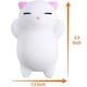 thumbnail image 3 of Juego de gatos blandos: 2 gatitos kawaii de silicona suave, el mejor regalo sensorial para aliviar el estrés 2021, idea única para rellenar medias navideñas para niños y adultos, el mejor regalo para, 3 of 6
