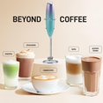 thumbnail image 4 of Espumador de Leche Zulay Kitchen Doble Batidor Morado y Turquesa, 4 of 8