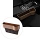 thumbnail image 5 of Organizador de relleno para huecos de asiento de coche para poner en orden la caja de almacenamiento apta para llaves, tarjetas, bebidas, teléfonos Marrón del lado del Baoblaze Organizador de huecos para asientos de coche, 5 of 8