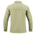 thumbnail image 3 of ZVNAΖH Mens Button Down Long Sleeve Work Shirts, Quick Dry, Sun Protection, Outdoor Hiking Cargo Shirts with 2 Pockets, 3 of 7