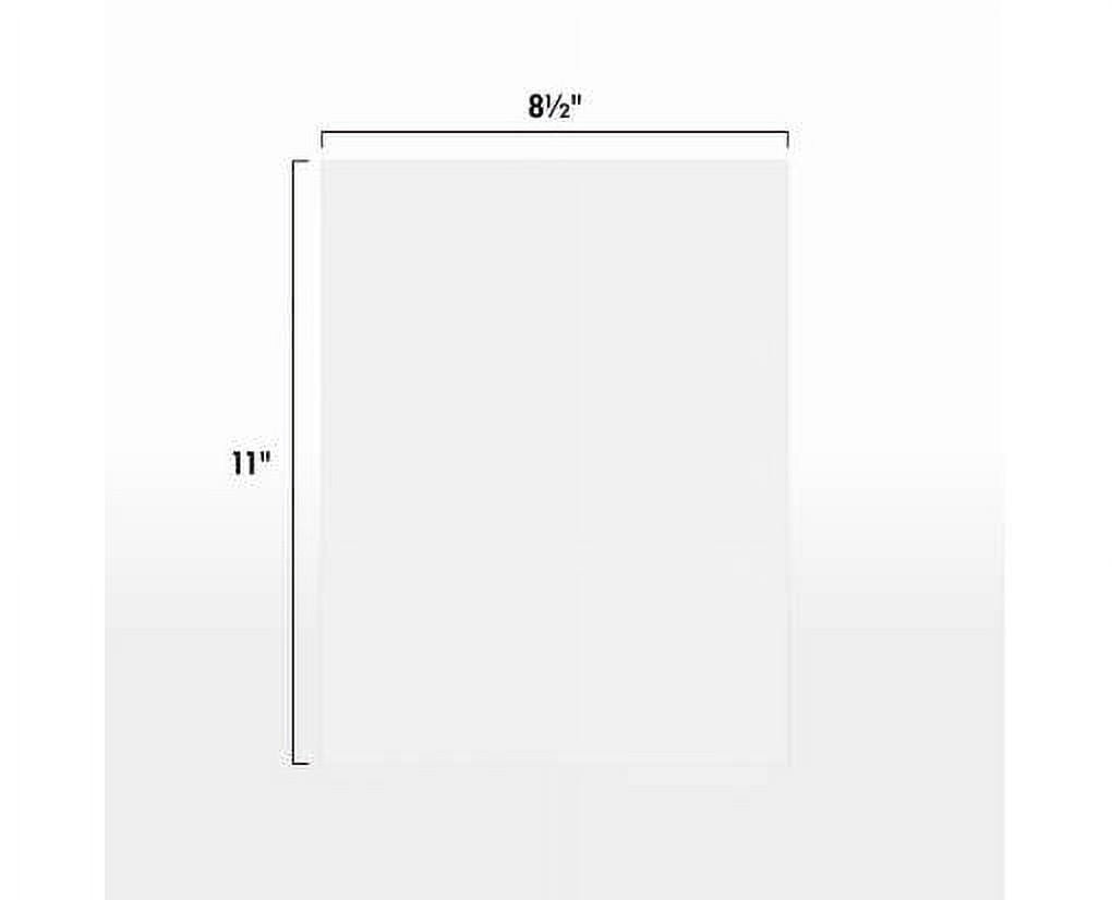 LUXPaper 8 1/2 X 11 Cardstock, 130lb. White, 50/Pack