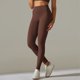thumbnail image 5 of Pantalones de fitness para mujer con cintura alta, sin costuras y con abertura, que realzan las caderas, elásticos y transpirables, para yoga/running, tallas S-L, 5 of 6