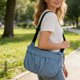thumbnail image 1 of Bolso bandolera de lona para mujer, bolso de hombro, riñonera, bolso pequeño – Correa ajustable y desmontable, diseño ligero y compacto, ideal para el día a día, uso casual y viajes., 1 of 6