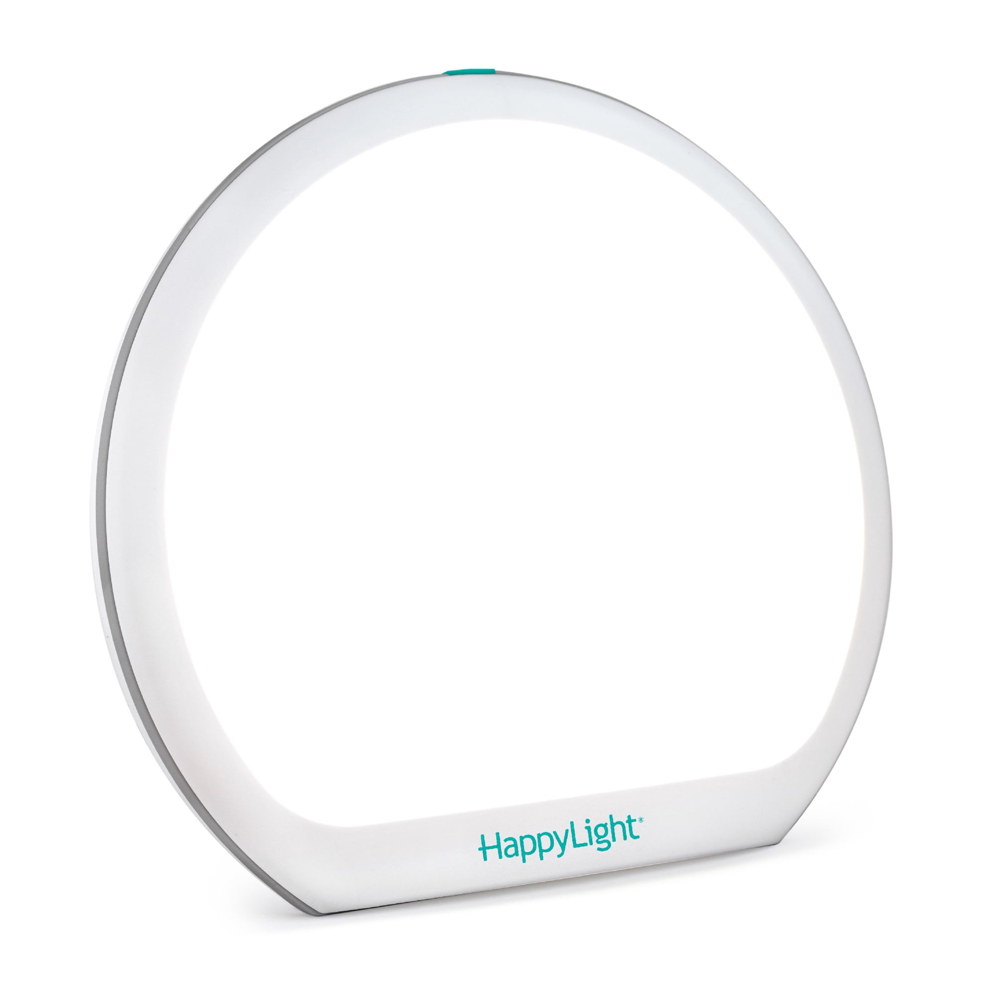 Verilux HappyLight Alba - NEW Round UV-Free LED Therapy Lamp, Bright White Light with 10,000 Lux, Adjustable Brightness, Color, and Countdown Timer