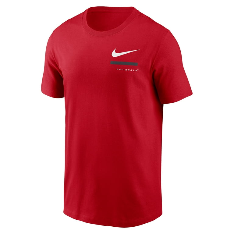 売れ筋商品|||ナイキ Tシャツ トップス レディース Men's Red Washington Nationals Over the Shoulder T-shirt Red Men's Nike Red Washington Nationals Over the Shoulder T