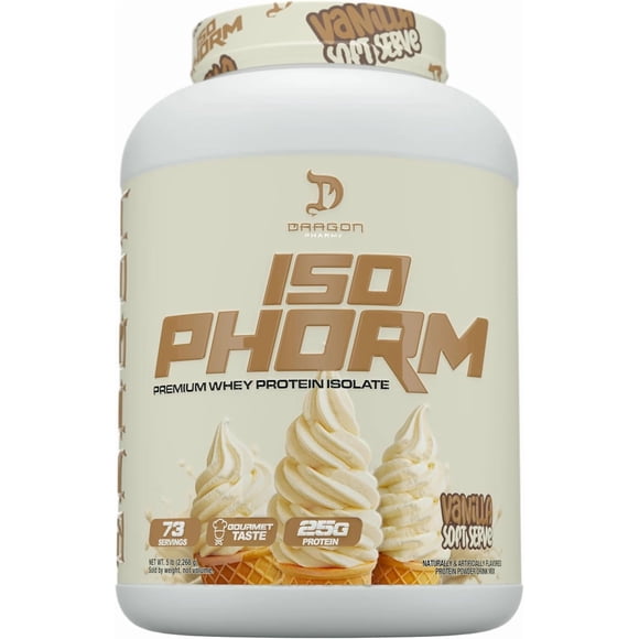 Proteina Isolada e Hidrolizada Dragon Pharma Isophorm 5 lbs Vainilla
