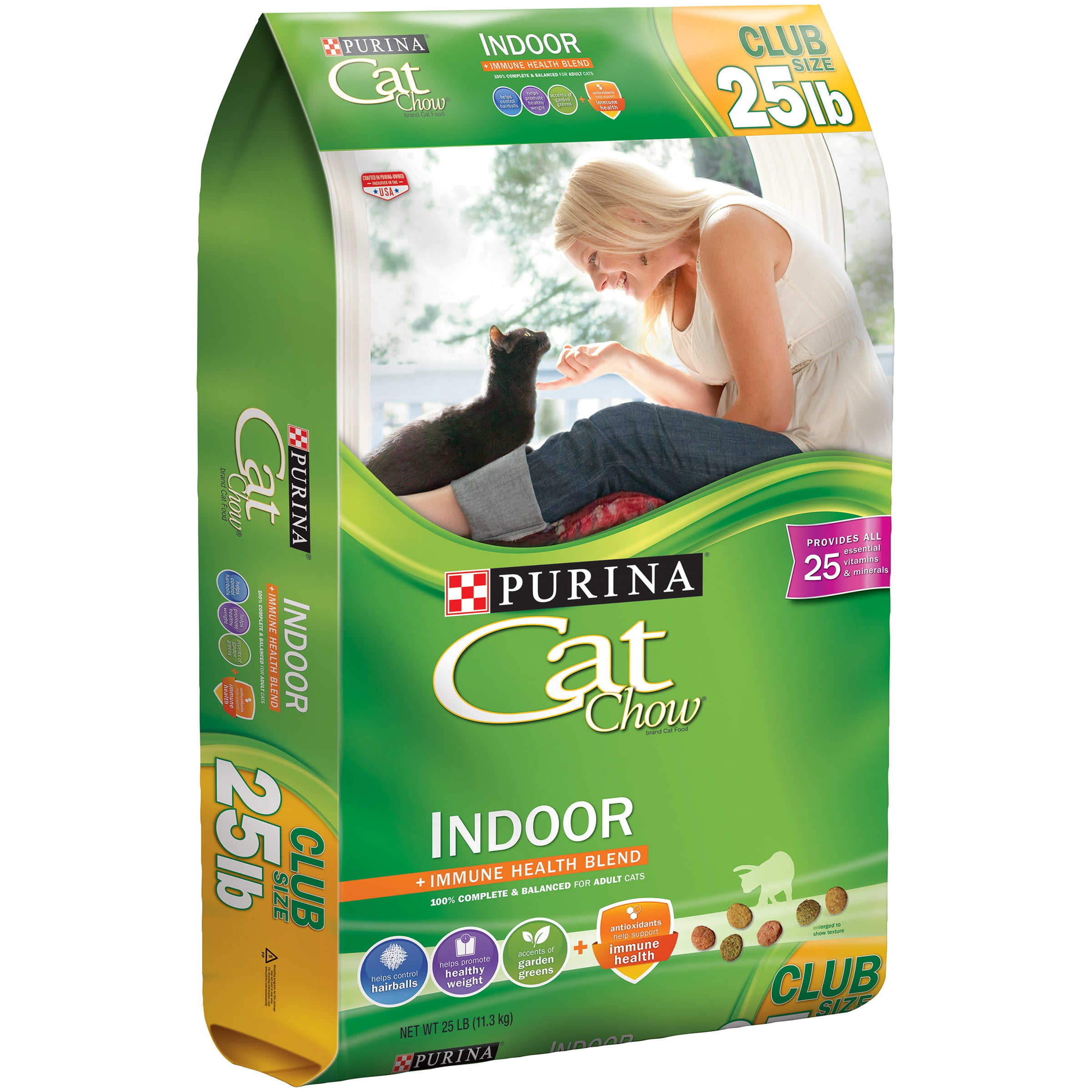 Purina Cat Chow Indoor Dry Cat Food, 25 lb 