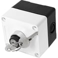 thumbnail image 4 of On/Off/On 3 positions 4 terminals locking rotary switch station, 4 of 5