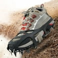 thumbnail image 3 of Shoe Crampons, 1 Pair 18 Teeth Anti-Slip Ice Snow Grips Shoe Boot Traction Cleat Spikes Crampon, 3 of 6