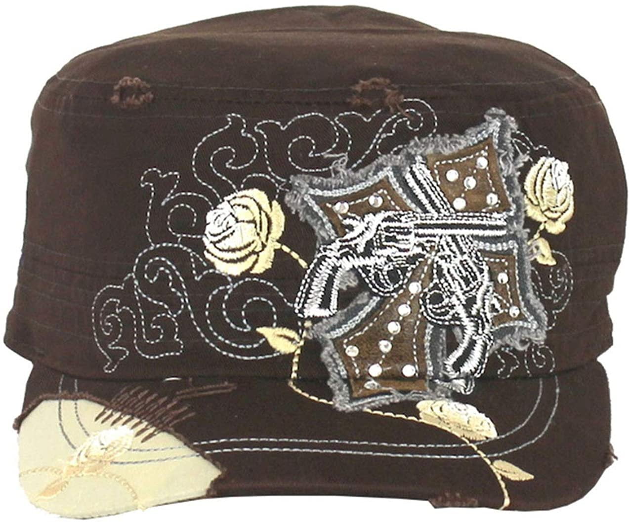 women's military hat