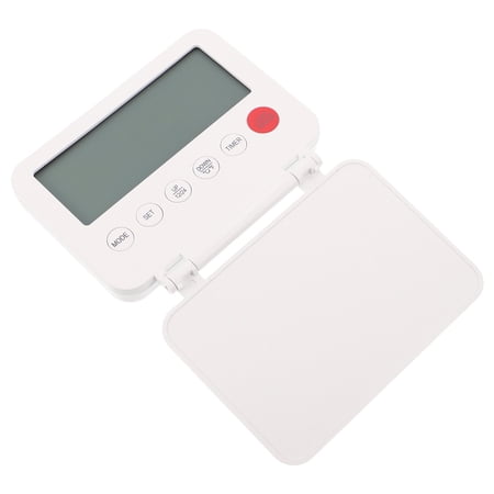 LITINKIMI Multifunctional White Digital Desk Clock with Temperature and Date Display