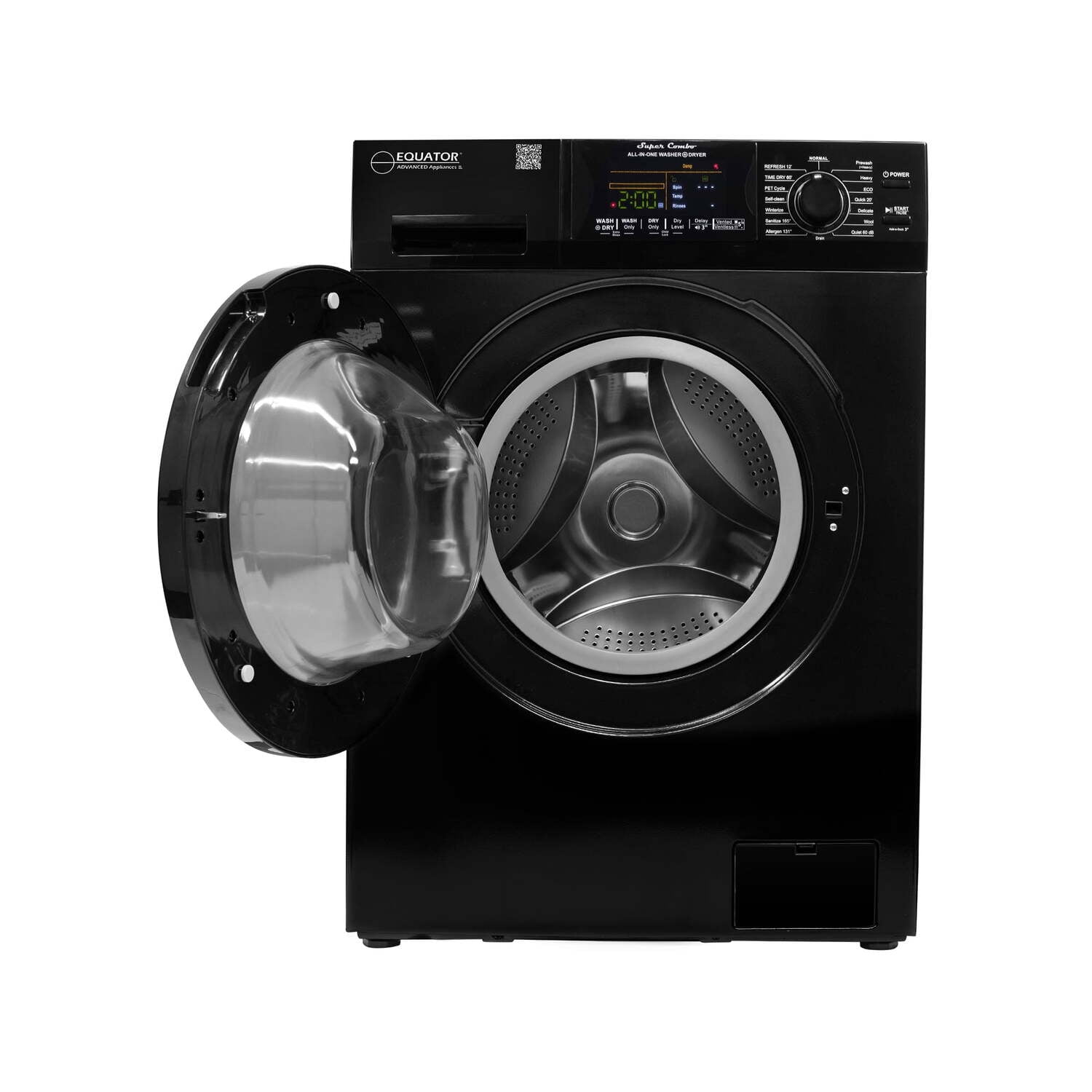 Equator Advanced Appliances RV Pet Version Compact 110V Vented 15lb Sani Combo Washer Dryer 1400RPM