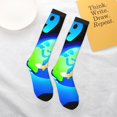 thumbnail image 6 of Saiise Bluey Funny Socks Men Women Boys Kids Adults Novelty Graphic Crew Tube Socks Crazy Design Casual Dress Socks for Sports,Running,Travel, 6 of 7