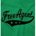 thumbnail image 2 of Free Agent Sports Team Fanatic Club Zip Up Hoodie Men's Women's Brisco Brands 2X, 2 of 5