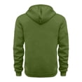 thumbnail image 5 of Boys Quarter Zip Trendy Hoodie Front Pocket Warm Casual Long Sleeve Kids Fall Pullover Sweatshirt Army Green 8, 5 of 8