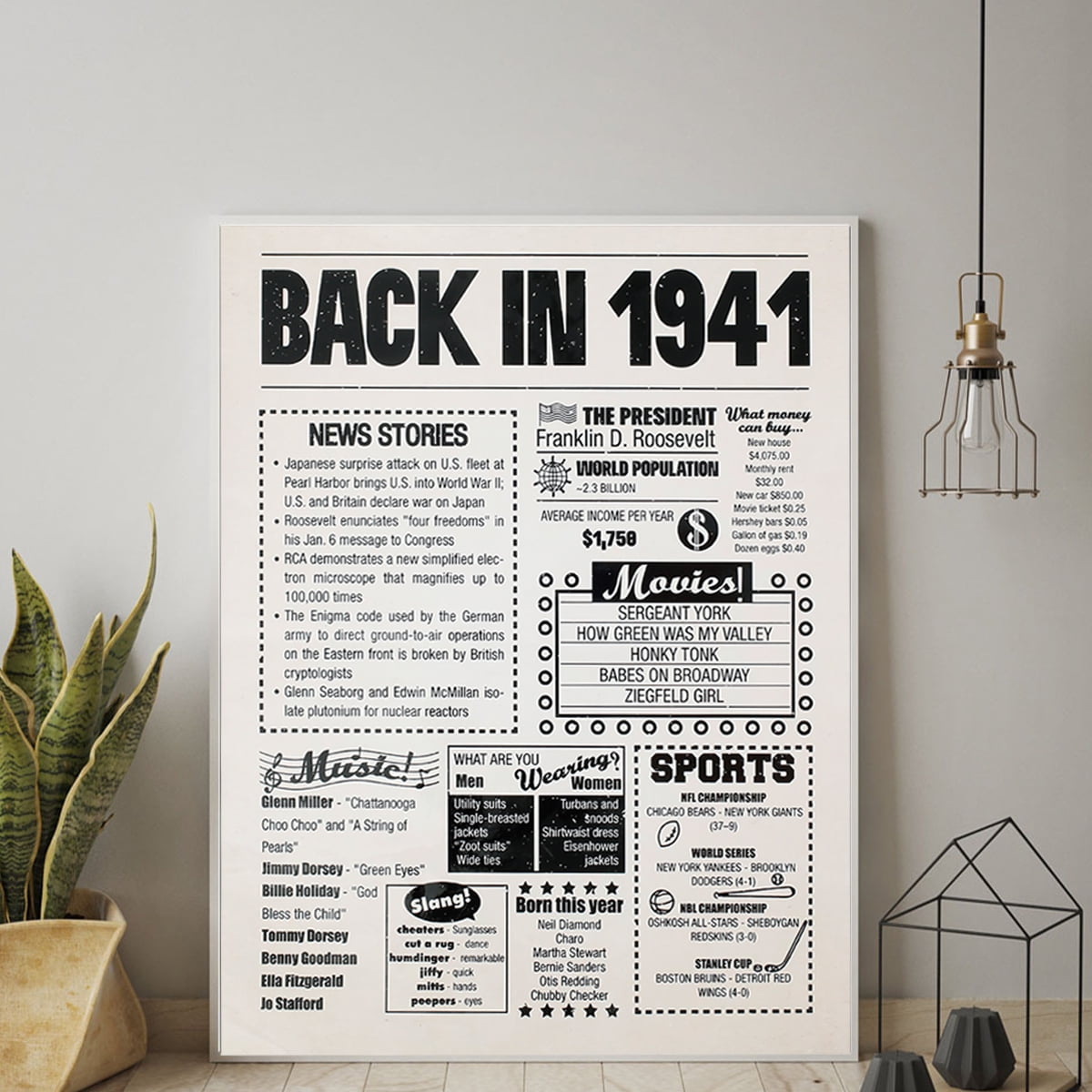 ZTOO Back in 1948 Poster Funny Gifts Ideas for Grandma and Grandpa Birthday Poster Birthday Decorations - Walmart.com ztoo-back-in-1948-poster-funny-gifts-ideas-for-grandma-and-grandpa-birthday-poster-birthday-decorations-walmart-com