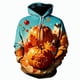 thumbnail image 3 of Sudadera con capucha para el día de Acción de Gracias con estampado 3D para hombre, sudadera con estampado de calabaza y pavo feliz, camisetas de calle de otoño, jerséis de manga larga, 3 of 5