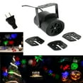 thumbnail image 1 of 85-260V 4W Mini LED RGB Gobo Light Projectior Effect Stage Lamp with 4 Changeable Films Multi-pattern Cards for Birthday Party Valentine's Day Wedding Christmas Festival, 1 of 2