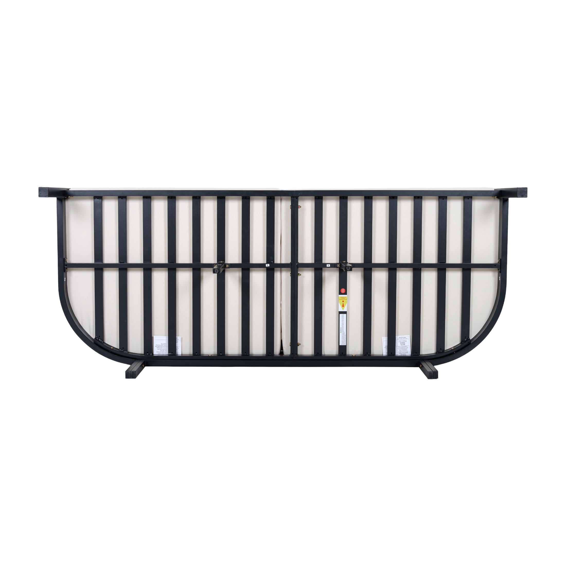 Christopher Knight Home Outdoor Aluminum 3-Seater Patio Sofa with Cushions, Black + White
