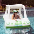 thumbnail image 4 of Carrito de golf inflable para piscina FUNBOY Giant con portavasos, 4 of 5