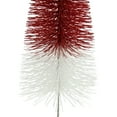 thumbnail image 6 of Northlight Glittered Bottlebrush Christmas Tree - 12" - Red and White, 6 of 7