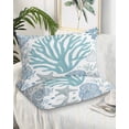 thumbnail image 2 of Aqua Coastal Pillow Covers Queen Size 2 Pack, Summer Nautical Starfish Beach Coral Soft Bed Throw Pillowcases Breathable Cooling Long Lumbar Body Pillow Sham Cover for Bed Sofa 20''x30'', 2 of 7