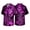 Purple Pink, variant on LNZGNM Halloween Men's Scrub Top V Neck Short Sleeve Loose Fit Comfortable with Relaxed Fit and Pockets Work Uniform Comfort,Purple(XXL)
