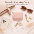 thumbnail image 6 of ARVOV Women's Elegant Minimalist Short Slim Wallet, Slim Wallet for Women, Tri-Fold Design, Multiple Card Slots, Zipper Coin Pocket, Compact Daily Carry, 6 of 6
