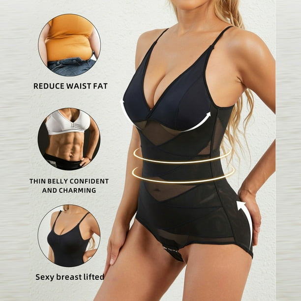 Body moldeador para mujer, sin mangas, color, a la moda, cuello redondo, ajustado, mono moldeador para mujer